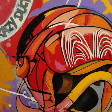 Claudia Collao - Óleo sobre tela 'Wild Duck' Bucarest Art & Antiques