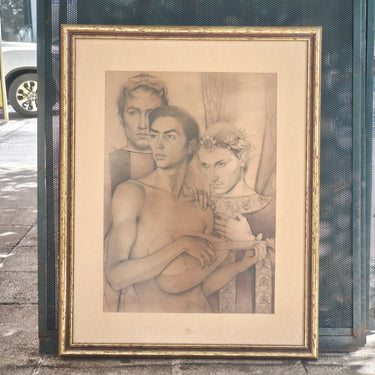 Claudio Bravo - Dibujo en grafito 'Autorretrato' Bucarest Art & Antiques