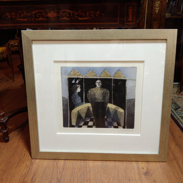 Ernesto Banderas - Aguafuerte 'Pareja' Bucarest Art & Antiques