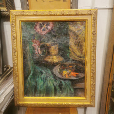 Firma ilegible - Óleo sobre arpillera 'Bodegón' Bucarest Art & Antiques