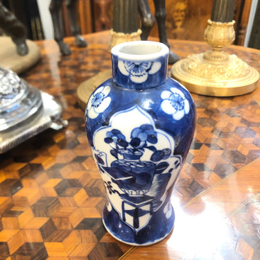 Jarron chino antiguo porcelana azul y blanco Bucarest Art & Antiques