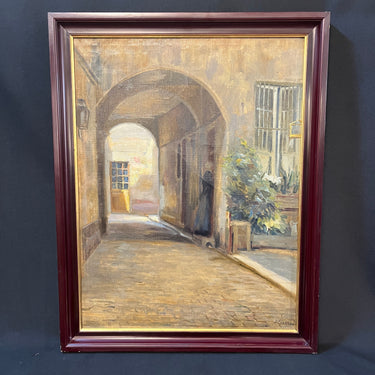 Joaquín Fabres - Óleo sobre tela 'Entrada principal' Colección Exclusiva