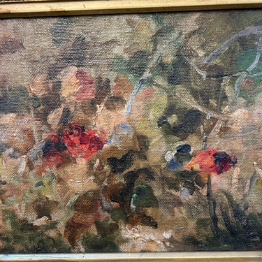 Juan Francisco González - Óleo sobre arpillera ‘Flores silvestres’ Bucarest Art & Antiques