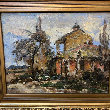 Juan Francisco González - Óleo sobre tela ‘Casa de campo’ Bucarest Art & Antiques