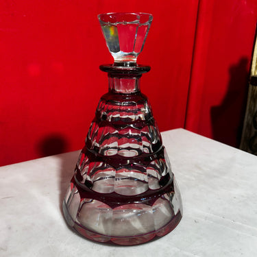 Licorera cristal Val Saint Lambert Belga Bucarest Art & Antiques