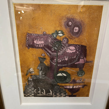Luis Zapata - Grabado sobre papel ‘Caracol Gigante’ 2009 Bucarest Art & Antiques