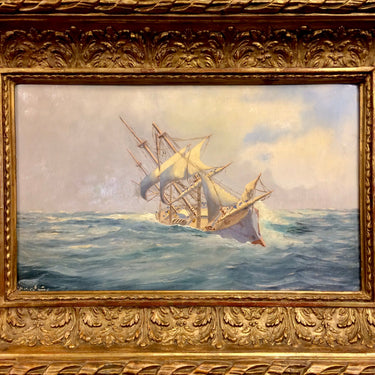 Manuel Casanova Vicuña – Óleo marina ‘Tormenta’ | Bucarest Art Gallery Consignación