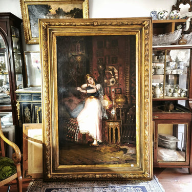 Marcial Plaza Ferrand - Óleo 'Odalisca' | Bucarest Art Gallery Temporada26