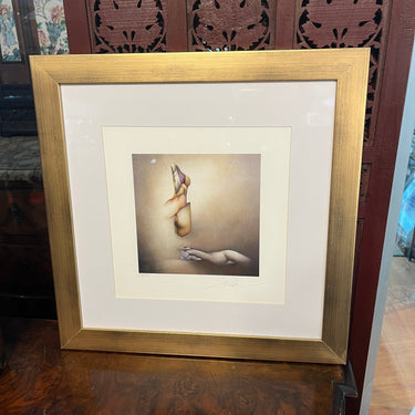 Mario Toral - Gicleé ‘Cuerpos y piedra azul’ 34/100 (28x28) Bucarest Art & Antiques