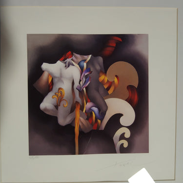 Mario Toral - Giclée 'Flores y cuerpos en el espacio' formato mediano (48/100) Bucarest Art & Antiques