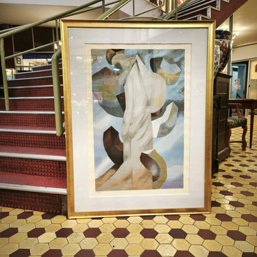 Mario Toral - Serigrafía 'Cuerpo en el cielo' formato grande 40/100 (67x98) Bucarest Art & Antiques