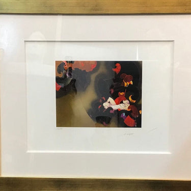 Mario Toral – Serigrafía ‘Perdida en sus sueños’ formato pequeño | Bucarest Art Gallery Bucarest Art & Antiques