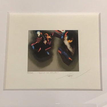 Mario Toral - Serigrafía 'Rostros con desnudos' formato pequeño | Bucarest Art Gallery Bucarest Art & Antiques