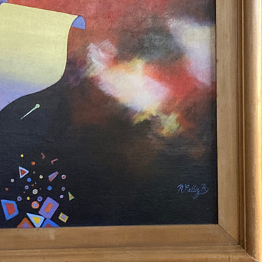 Pintura al oleo de Ruperto Cadiz Consignación