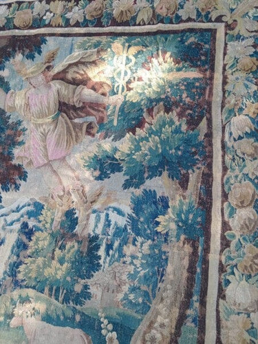 Tapicería 'Arcángel Rafael y San Roque' s. XVIII | Bucarest Art Gallery Bucarest Art & Antiques