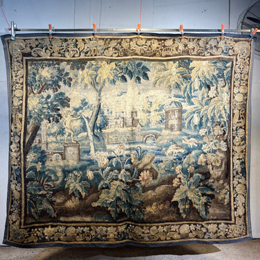 Tapicería francesa D'Àubbuson Verdure fines del s.XVIII colonia tropical Bucarest Art & Antiques