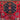 Tapiz Cáucaso Ruso lana estrellas rojo y azul 120x190cms Colección Exclusiva