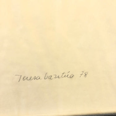 Teresa Gazitúa - Xilografía 'Velaton' Bucarest Art & Antiques