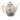 Tetera china de porcelana diseño floral pintado a mano Bucarest Art & Antiques
