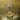 Vaso de cristal tallado amarillo y flores pintadas Bucarest Art Gallery